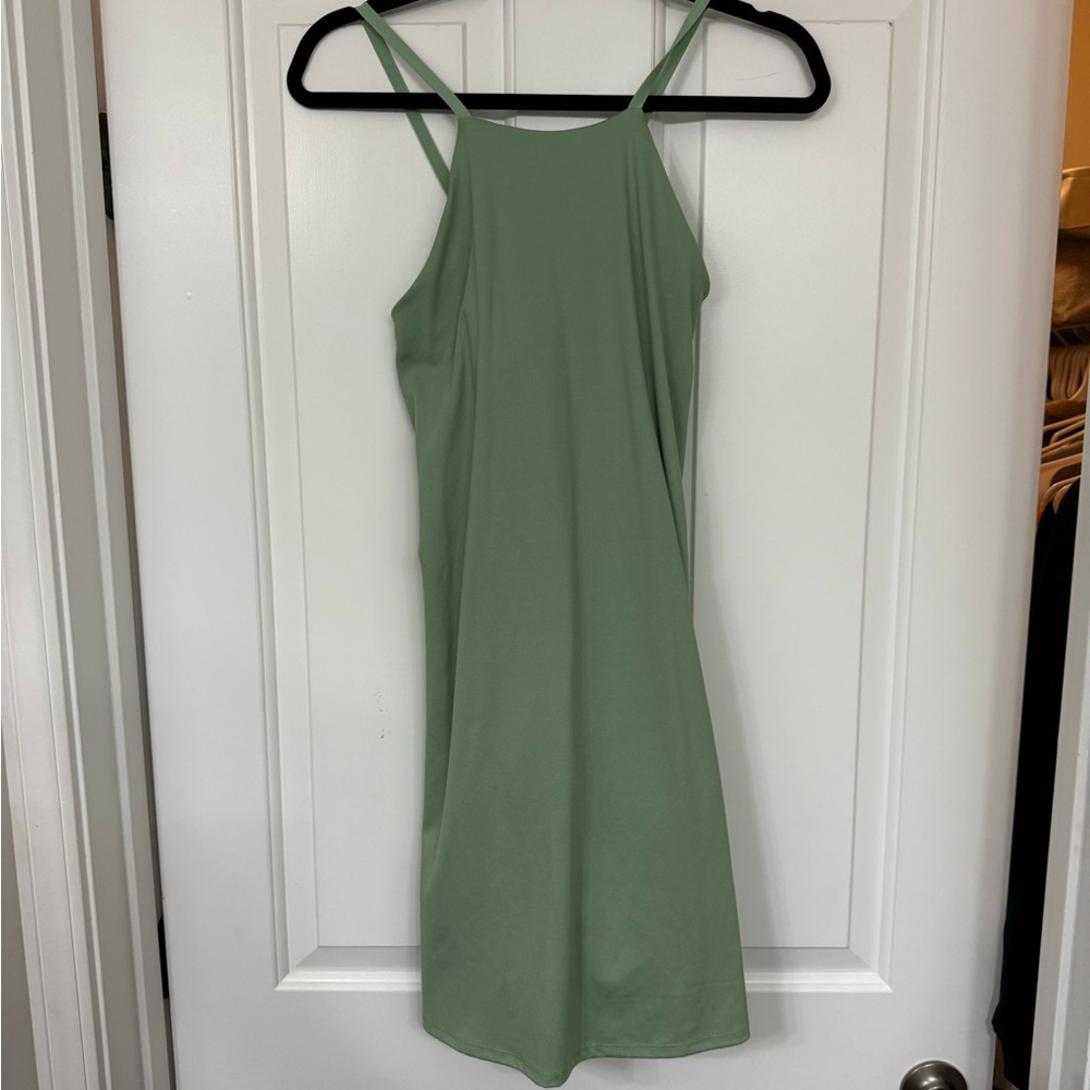 Madewell Sage Green Mini Dress